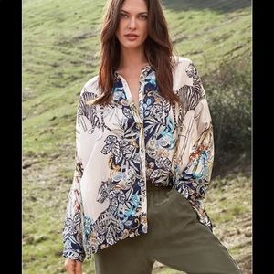 Shining Agatha Button Down Top by Johnny Was in Multi